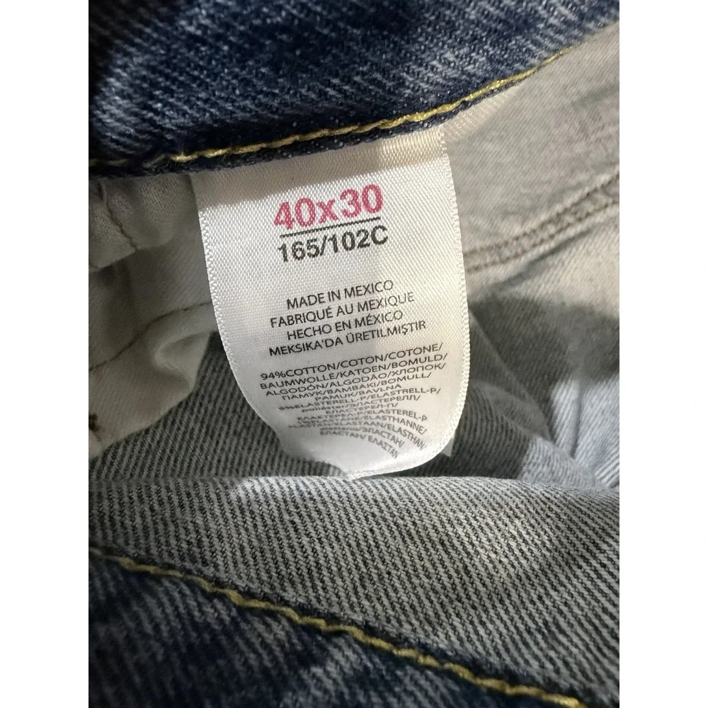 Polo Ralph Lauren Hampton Relaxed Straight Blue Jeans 40x30